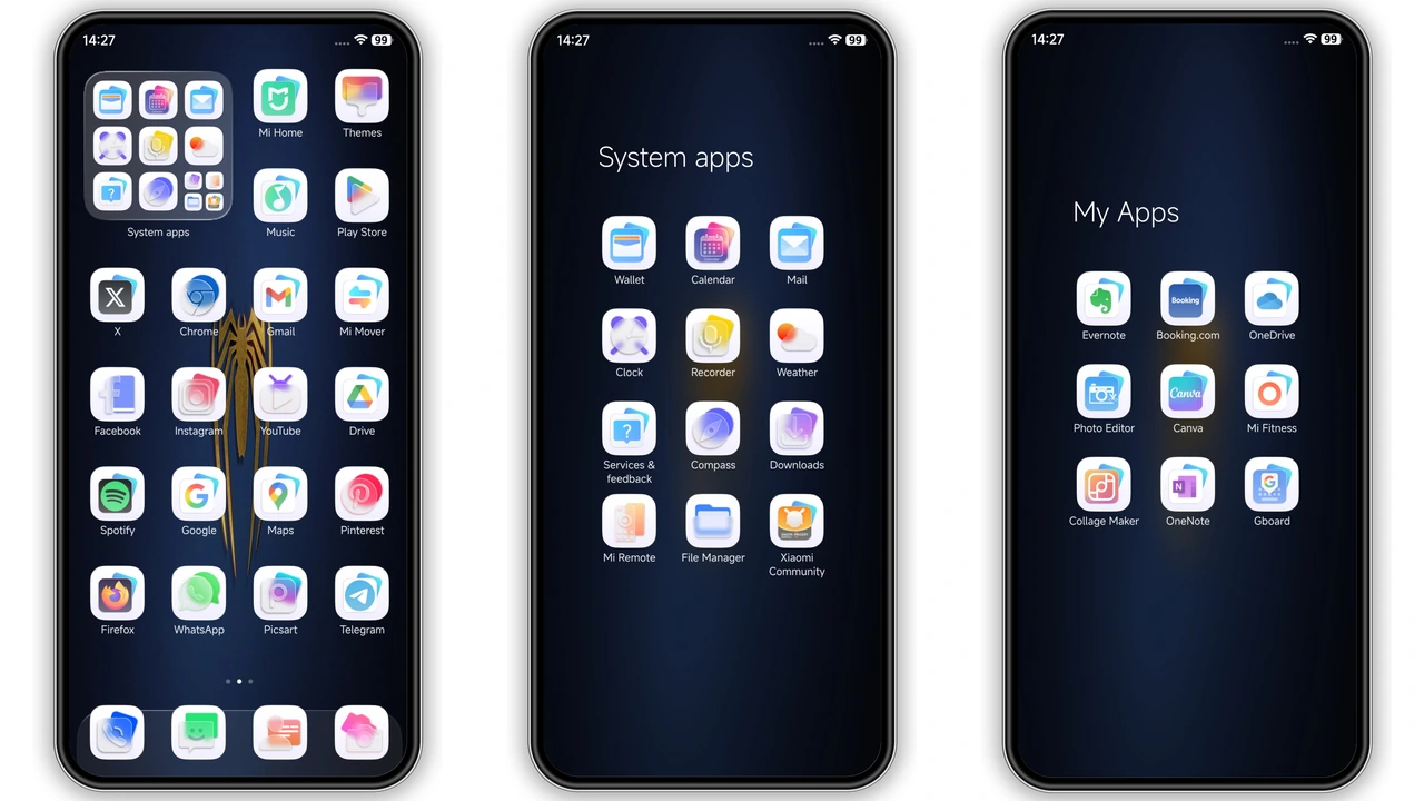 AS suhel HyperOS Theme: Deep‑Blue Gradient for Xiaomi & Redmi preview 3