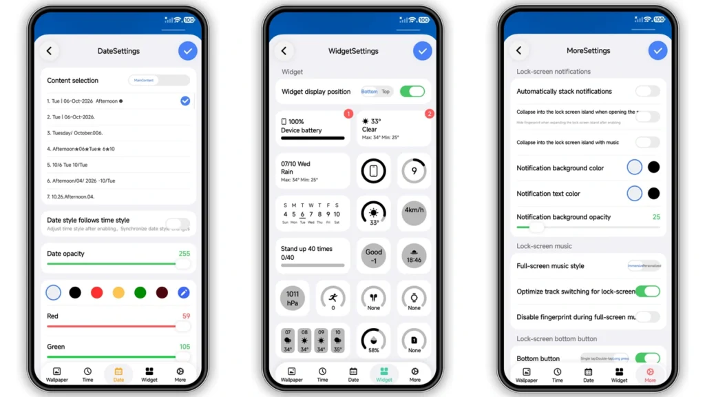 Aquora HyperOS Theme Preview