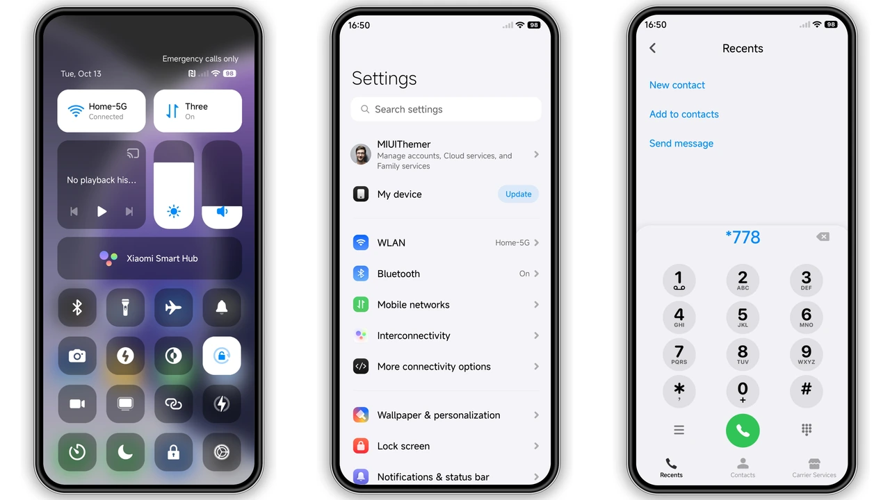 Cool OS Raster Wallpaper Theme Brings iOS‑Style Icons to HyperOS preview 4