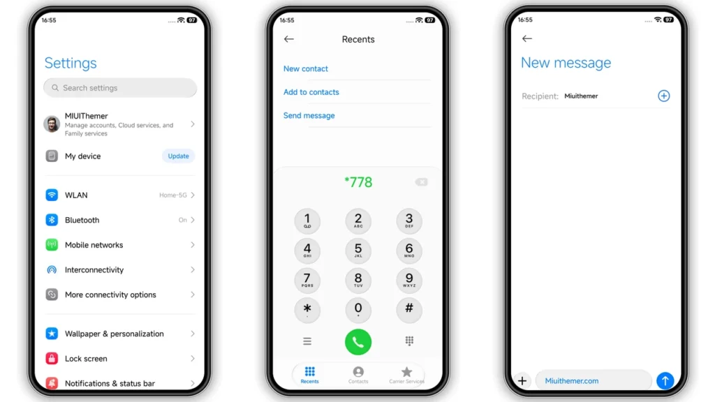 GRAM HyperOS Theme Preview