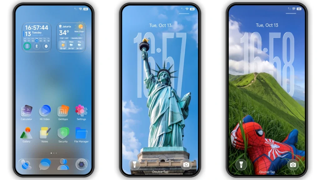 LINEA HyperOS Theme Preview