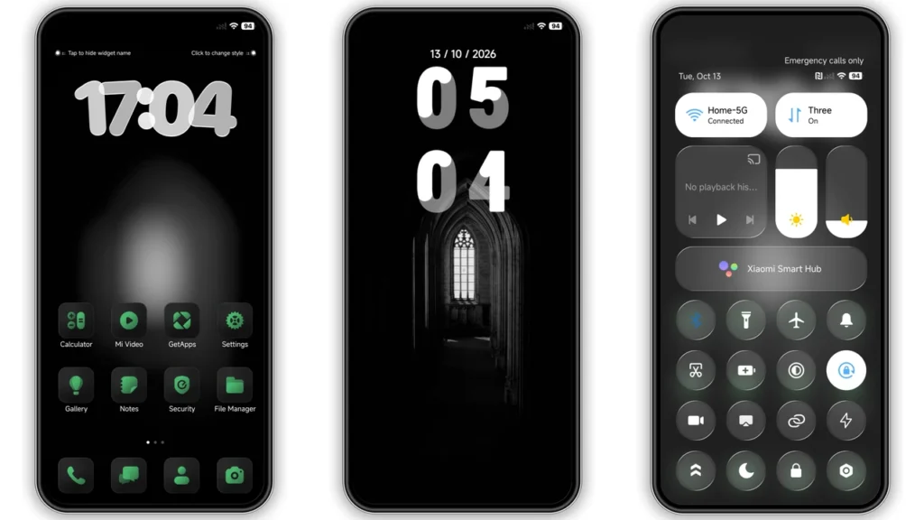OX EMG HyperOS Theme Preview