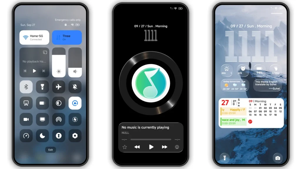 RS1 HyperOS Theme Preview