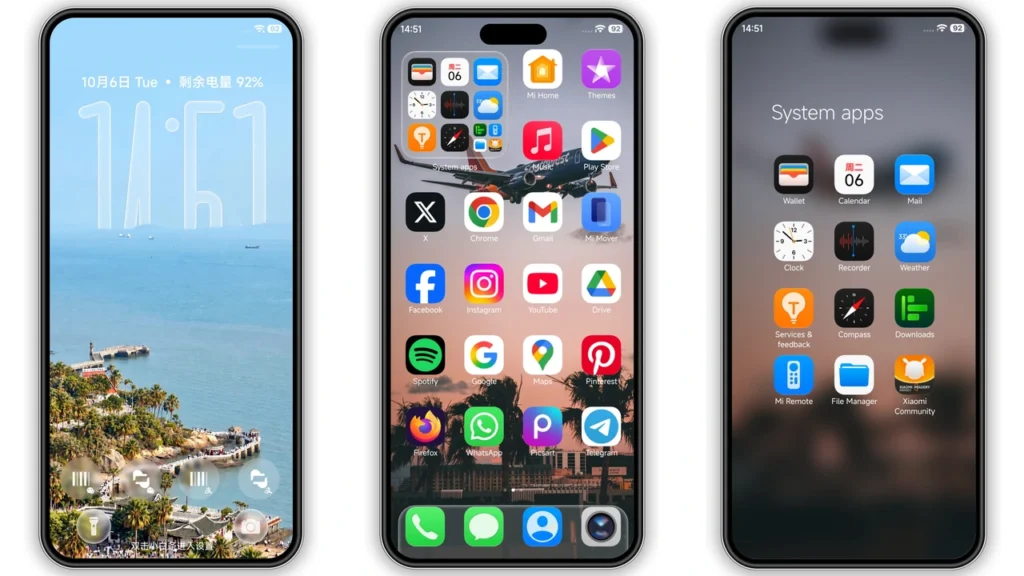 Surge AP27 HyperOS Theme Preview