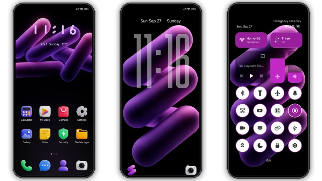 TIME HyperOS Theme Preview