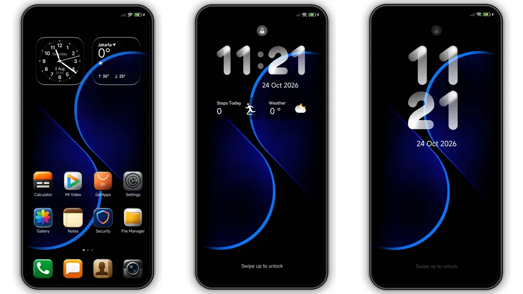 TOP UI VK HyperOS Theme Preview