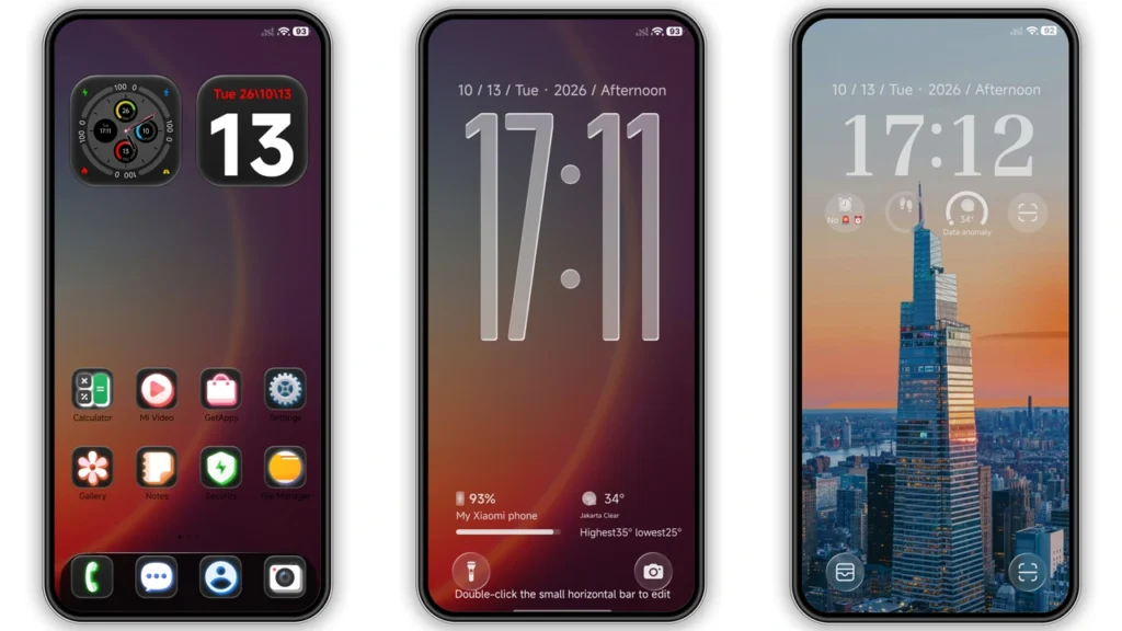sk dark HyperOS Theme Preview